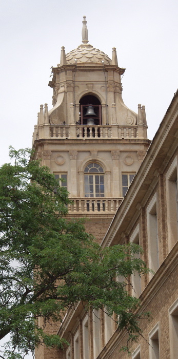 Original bell installation in tower